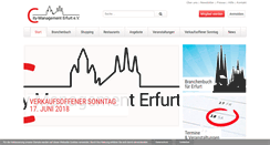 Desktop Screenshot of citymanagement-erfurt.de
