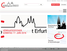 Tablet Screenshot of citymanagement-erfurt.de